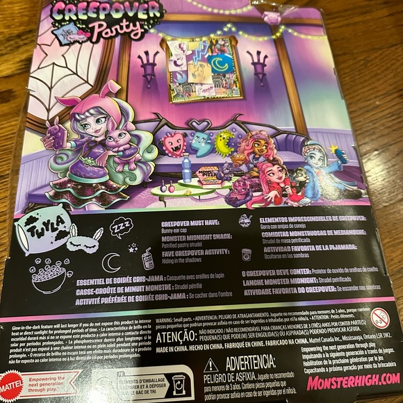 New MONSTER HIGH CREEPOVER PARTY TWYLA DOLL WITH DUSTIN - Picture 3 of 3